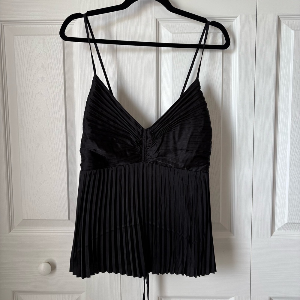 NWT- Banana Republic PLEATED CROSS-BACK CAMI